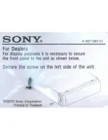 Preview for 44 page of Sony MEX-N4280BT Operating Instructions Manual