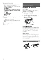 Preview for 88 page of Sony MEX-N5000BT Operating Instructions Manual