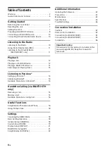 Preview for 4 page of Sony MEX-N5100BT Operating Instructions Manual