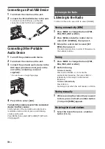 Preview for 10 page of Sony MEX-N5100BT Operating Instructions Manual