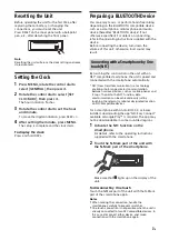 Preview for 7 page of Sony MEX-N6002BD Operating Instructions Manual
