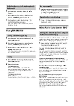 Preview for 11 page of Sony MEX-N6002BD Operating Instructions Manual