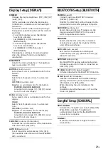 Preview for 21 page of Sony MEX-N6002BD Operating Instructions Manual