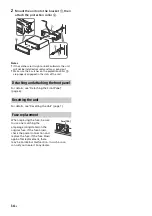 Предварительный просмотр 34 страницы Sony MEX-N6002BD Operating Instructions Manual