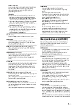 Preview for 55 page of Sony MEX-N6002BD Operating Instructions Manual