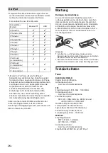 Preview for 60 page of Sony MEX-N6002BD Operating Instructions Manual