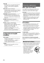 Preview for 96 page of Sony MEX-N6002BD Operating Instructions Manual