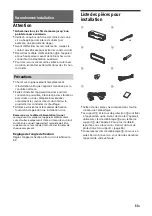 Preview for 105 page of Sony MEX-N6002BD Operating Instructions Manual