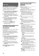 Preview for 128 page of Sony MEX-N6002BD Operating Instructions Manual