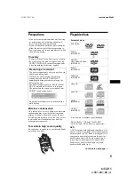 Preview for 5 page of Sony MEX-R5 - Multi Disc Player Operating Instructions Manual