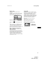 Preview for 7 page of Sony MEX-R5 - Multi Disc Player Operating Instructions Manual