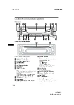 Preview for 10 page of Sony MEX-R5 - Multi Disc Player Operating Instructions Manual