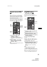 Preview for 19 page of Sony MEX-R5 - Multi Disc Player Operating Instructions Manual