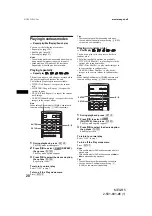 Preview for 20 page of Sony MEX-R5 - Multi Disc Player Operating Instructions Manual