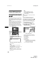 Preview for 22 page of Sony MEX-R5 - Multi Disc Player Operating Instructions Manual