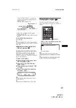 Preview for 23 page of Sony MEX-R5 - Multi Disc Player Operating Instructions Manual