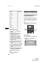 Preview for 28 page of Sony MEX-R5 - Multi Disc Player Operating Instructions Manual