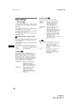 Preview for 32 page of Sony MEX-R5 - Multi Disc Player Operating Instructions Manual