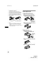 Preview for 40 page of Sony MEX-R5 - Multi Disc Player Operating Instructions Manual