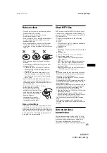 Preview for 41 page of Sony MEX-R5 - Multi Disc Player Operating Instructions Manual