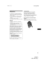 Preview for 55 page of Sony MEX-R5 - Multi Disc Player Operating Instructions Manual