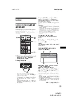 Preview for 65 page of Sony MEX-R5 - Multi Disc Player Operating Instructions Manual