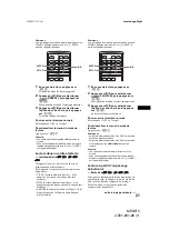 Preview for 71 page of Sony MEX-R5 - Multi Disc Player Operating Instructions Manual