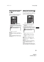 Preview for 75 page of Sony MEX-R5 - Multi Disc Player Operating Instructions Manual