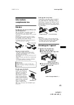 Preview for 93 page of Sony MEX-R5 - Multi Disc Player Operating Instructions Manual