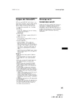 Preview for 95 page of Sony MEX-R5 - Multi Disc Player Operating Instructions Manual