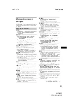 Preview for 101 page of Sony MEX-R5 - Multi Disc Player Operating Instructions Manual