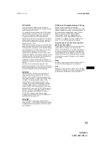 Preview for 103 page of Sony MEX-R5 - Multi Disc Player Operating Instructions Manual