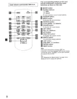 Preview for 8 page of Sony MEX-SDI Operating Instructions Manual