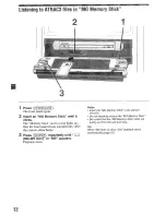 Предварительный просмотр 12 страницы Sony MEX-SDI Operating Instructions Manual