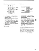 Предварительный просмотр 17 страницы Sony MEX-SDI Operating Instructions Manual