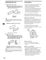 Предварительный просмотр 46 страницы Sony MEX-SDI Operating Instructions Manual