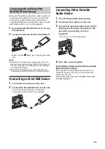 Preview for 9 page of Sony MEX-XB100BT Operating Instructions Manual