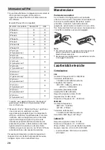 Preview for 126 page of Sony MEX-XB100BT Operating Instructions Manual