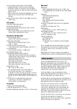 Preview for 163 page of Sony MEX-XB100BT Operating Instructions Manual