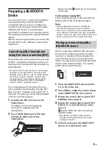 Preview for 9 page of Sony MEX-XB120BT Operating Instructions Manual