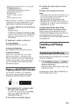 Preview for 15 page of Sony MEX-XB120BT Operating Instructions Manual