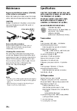 Preview for 28 page of Sony MEX-XB120BT Operating Instructions Manual