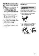 Предварительный просмотр 43 страницы Sony MEX-XB120BT Operating Instructions Manual