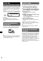 Предварительный просмотр 116 страницы Sony MEXBT2600 - Bluetooth CD Receiver Operating Instructions Manual