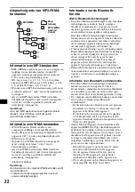 Предварительный просмотр 132 страницы Sony MEXBT2600 - Bluetooth CD Receiver Operating Instructions Manual