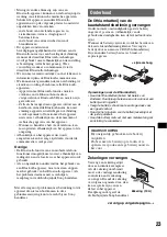 Предварительный просмотр 133 страницы Sony MEXBT2600 - Bluetooth CD Receiver Operating Instructions Manual