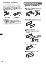 Предварительный просмотр 134 страницы Sony MEXBT2600 - Bluetooth CD Receiver Operating Instructions Manual