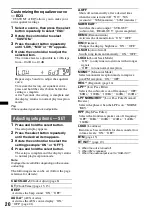 Preview for 20 page of Sony MEXBT2700 - CD Receiver With Bluetooth Hands-Free Operating Instructions Manual