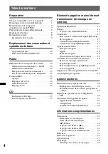 Preview for 64 page of Sony MEXBT2700 - CD Receiver With Bluetooth Hands-Free Operating Instructions Manual