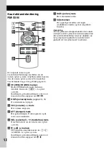 Preview for 132 page of Sony MEXBT2700 - CD Receiver With Bluetooth Hands-Free Operating Instructions Manual